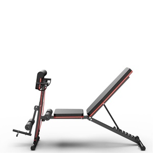 Banco de Ejercicios Multifuncional Plegable y Ajustable, Equipo de Banco para Levantamiento de Pesas para Gimnasio - Product Image 5