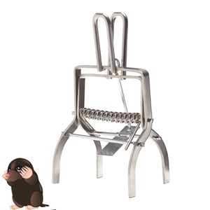 กับดักตีนตะขาบแบบสปริงสองชั้น แข็งแรงทนทาน รุ่น MoleHunter ทำจากเหล็กชุบสังกะสี Talpex - Product Image 1