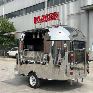 รถเทรลเลอร์สแตนเลสเคลื่อนที่ได้อาหารจานด่วนรถขายอาหารนอกบ้านรถขายพิซซ่าพร้อมอุปกรณ์ครัว - Product Image 6