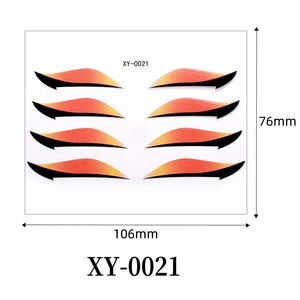 Autocollants adhésifs réutilisables pour paupières, maquillage fluorescent, autocollants tatouage pour les yeux - Product Image 6