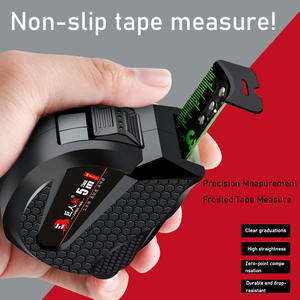 Cinta Métrica Industrial Fluorescente Verde de 5 Metros, Resistente al Desgaste, Cinta Métrica Enrollable de 10 Metros, <span class=keywords><strong>Regla</strong></span> de Caja Reforzada Anticaídas - Product Image 2
