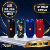 ABD Yerel Stok 2026 TG117 Taşınabilir BT 5.3 Hoparlör, Mini Bas Subwoofer, TF Kart ve USB Oynatma Özellikli Dış Mekan Partisi OEM Mevcut