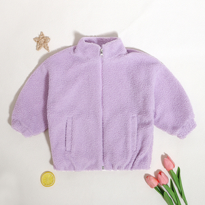 Prix bas quantité minimale de commande pas cher vêtements pour enfants chaud épais décontracté hauts avec fermeture éclair printemps manches longues vestes pour enfants - Product Image 4