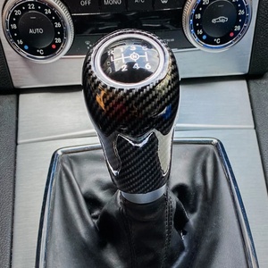 Levier de changement de vitesse en cuir, accessoire d'intérieur de voiture pour <span class=keywords><strong>Mercedes</strong></span> Benz <span class=keywords><strong>classe</strong></span> A C <span class=keywords><strong>E</strong></span> G CLS GLK 2008 — 2012 - Product Image 6