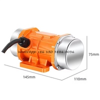 Einphasig 220V 15W Erregende Kraft 10KG Kleiner Vibrations motor Industrieller Mikro vibrator Drehzahl regelung Vibrations motor