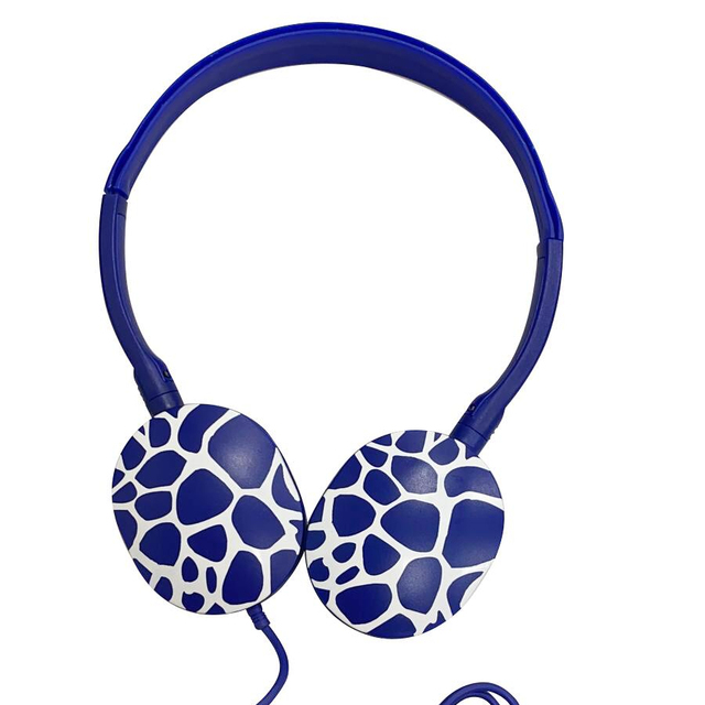 Customized Plastic Headphone Wired Full Printing Headphone Disposable Headset for Gifts Over Ear Headphone