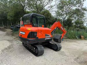 DOOSAN DX60 DH60 DH80 excavadoras de tamaño pequeño 6 toneladas 5,5 toneladas 8 toneladas excavadoras de segunda mano excavadoras sobre orugas para la venta - Product Image 3