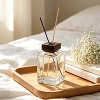 Diffuseur de parfum en verre de haute qualité, grande capacité, 550 ml, 570 ml, avec bouchon