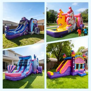 Castillo Inflable Comercial Personalizado de PVC para Fiestas, con Temática de Juegos, para Niños, Venta al por Mayor - Product Image 4