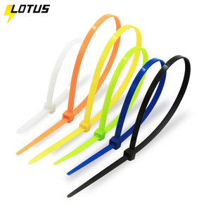 Lotus High-Quality Self Locking Nylon Cable Ties White Factory Wholesale Zip Tie