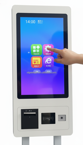 Système de point de vente (PDV) de vente au détail en libre-service WENJIE 21,5/23,8 pouces avec paiement RFID, machine à monnaie, gestion de cantine et kiosque de commande pour café - Product Image 6