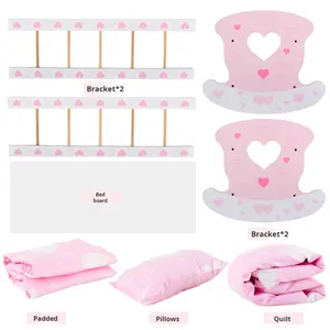 Деревянная кукольная кровать для мальчиков и девочек - Product Image 4