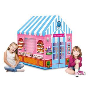 Tente de jeu portable pour enfants, maison de bonbons de simulation, facile à assembler, pour jeu de rôle bébé, espace privé, intérieur/extérieur, camping - Product Image 1