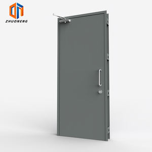 İç ticari kullanım için 3Hr yangın derecesi anti-hırsızlık yangın kapısı ile özel renk çelik güvenlik giriş kapısı - Product Image 1