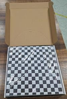 Papier d'emballage alimentaire en pâte de bois enduit anti-graisse avec logo personnalisé, papier ciré pour sandwichs