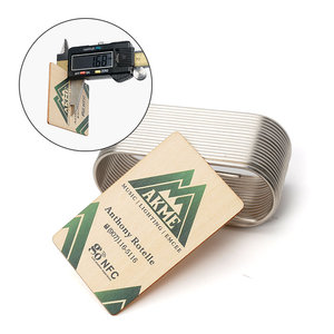 나무 NFC 카드, 대나무 나무 NFC 명함 및 나무 호텔 키 카드를 216 사용자 정의 RFID - Product Image 5