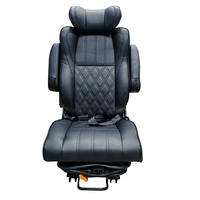 Siège de conducteur de camion universel de haute qualité confortable en cuir AutoLiuma à suspension pneumatique robuste modèle L091 en différentes couleurs