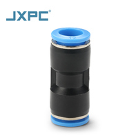 Raccord de connexion UNION 4mm 6mm/8mm/10mm/12mm à pousser, en plastique, pour système de pulvérisation d'eau de jardin, brumisation, irrigation, pneumatique
