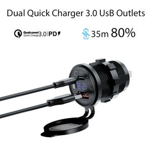 Cargador Rápido Modificado para Motocicleta <span class=keywords><strong>de</strong></span> 51W, Adaptador <span class=keywords><strong>de</strong></span> Cargador USB C para Auto, 5V3A, Carga Rápida para Teléfono Móvil, <span class=keywords><strong>iPhone</strong></span> 16 - Product Image 4