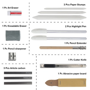 Hot Bán 36Pcs Phác Thảo Bút Chì Phác Thảo Nghệ Thuật Thiết Lập Cho Vẽ 6h-12B Phác Thảo Công Cụ Nghệ Sĩ Thiết Lập Trường Văn Phòng Nguồn Cung Cấp - Product Image 2