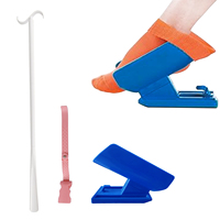 Gaixie OEM Brand Detachable Plastic Men's Shoe Horn Long Hand Enhance Comfort Gentler Movement Daily Activities Made in China