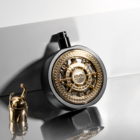 Flacon de parfum carré en verre de luxe de haute qualité, 100 ml, avec bouchon pulvérisateur et impression sérigraphique, boîte personnalisable
