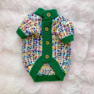 Fabrika fiyat toptan yüksek kalite özelleştirilmiş moda özel köpek kazak köpek giyim köpekler için lüks Pet giysi örgü kazak - Product Image 4