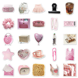 50Pcs Ins Korean Style Cute Thing Graffiti <strong>Stickers</strong> for Girl Phone Book Decor Vinyl Daily Life <strong>Preppy</strong> <strong>Sticker</strong> - Product Image 4