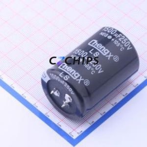 LS158M250Q50RR0VH2SP0 Snap-in Aluminum Electrolytic Capacitor Through hole,D35xL50mm 1500uF 20% 250V 10mm - Product Image 1