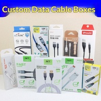 Câble de charge rapide USB, emballage en boîte couleur personnalisée, boîte pliable, modèle NP-088 pour ordinateur, écouteurs, produits grand public