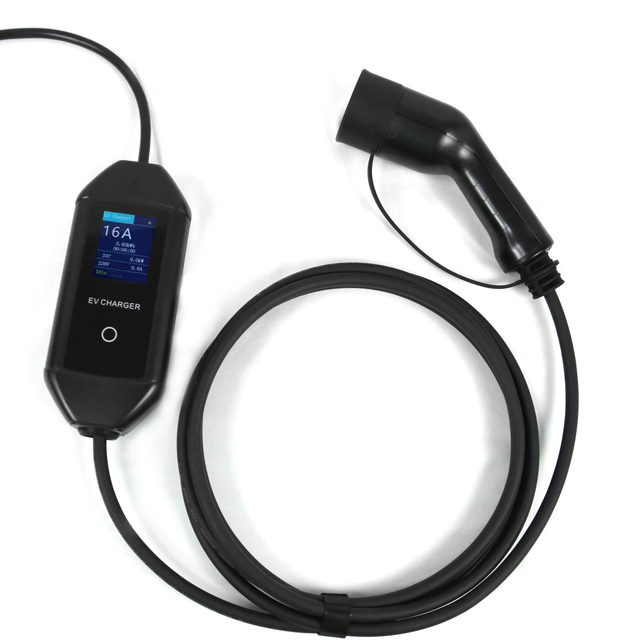 New 32A 7kW Portable Type2 EV Charger with European Plug