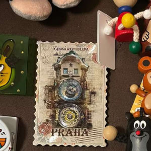 Logotipo personalizado de fábrica Resina Impresión 3D Regalo de viaje Praha República Checa <span class=keywords><strong>Praga</strong></span> Recuerdo Imán de nevera - Product Image 2