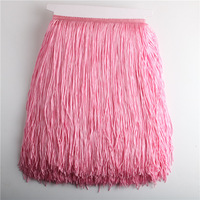 30CM Satin coloré polyester gland frange dentelle pour danse jupe robe gland frange garniture