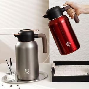 304 Stainless Steel Vacuum Thermos <b>Flask</b> 1.5L/2L Insulated Hot/Cold <b>Coffee</b> Water Jug for Business Gifts Office Use - Product Image 1