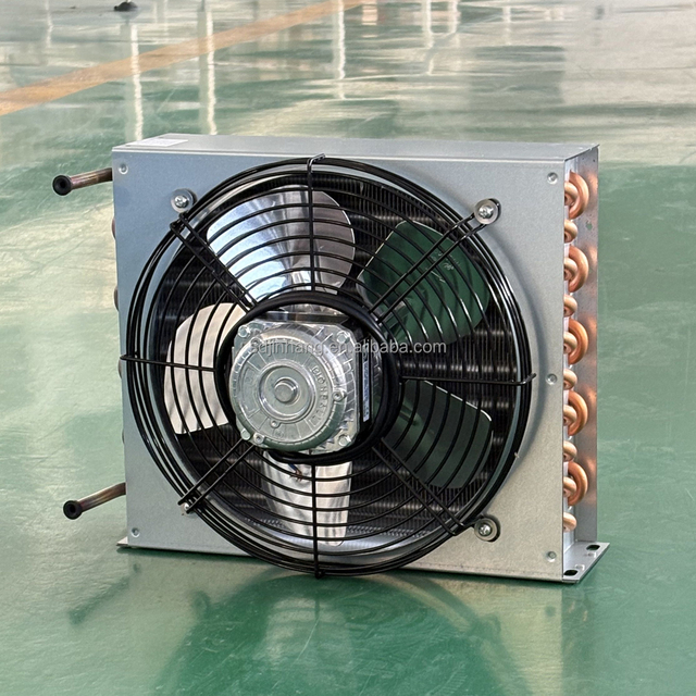 Condenser Coil With Fans Air Cooled Copper Pipe Aluminum Fin Evaporator
