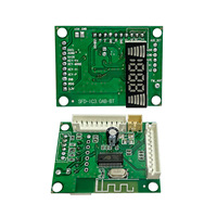 Módulo de Audio MP3 BT, Decodificación sin Pérdidas, Radio FM, Pantalla LED, Altavoz USB/BT, 64 GB de RAM, Grosor de Cobre de 1 oz, Estéreo para Auto HSC3036