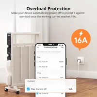 SONOFF S60 WiFi Smart Home Plug Moniteur Prise EU/UK Prise Voix/eWeLink Télécommande Compatible Alexa Google Home Android
