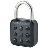 Cadenas intelligent avec reconnaissance biométrique par empreinte digitale, étanche, avec clavier et mot de passe