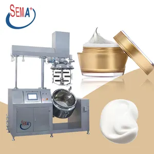 200-500l Vacuüm Emulgator Mixer Tank Wax Face Cream Making Machine Voor Viskeuze Vloeistof