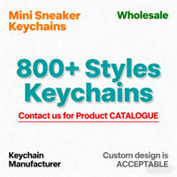 Popular 2026 Fashion Gift Soft PVC Bag Charms with Box Hand Printed Shoe Keyring 3d Mini Sneaker Keychain