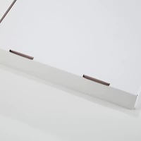 Boîtes d'expédition pliables en carton ondulé rose avec logo imprimé UV, en matériaux recyclés, pour vêtements et chaussettes (vente en gros)