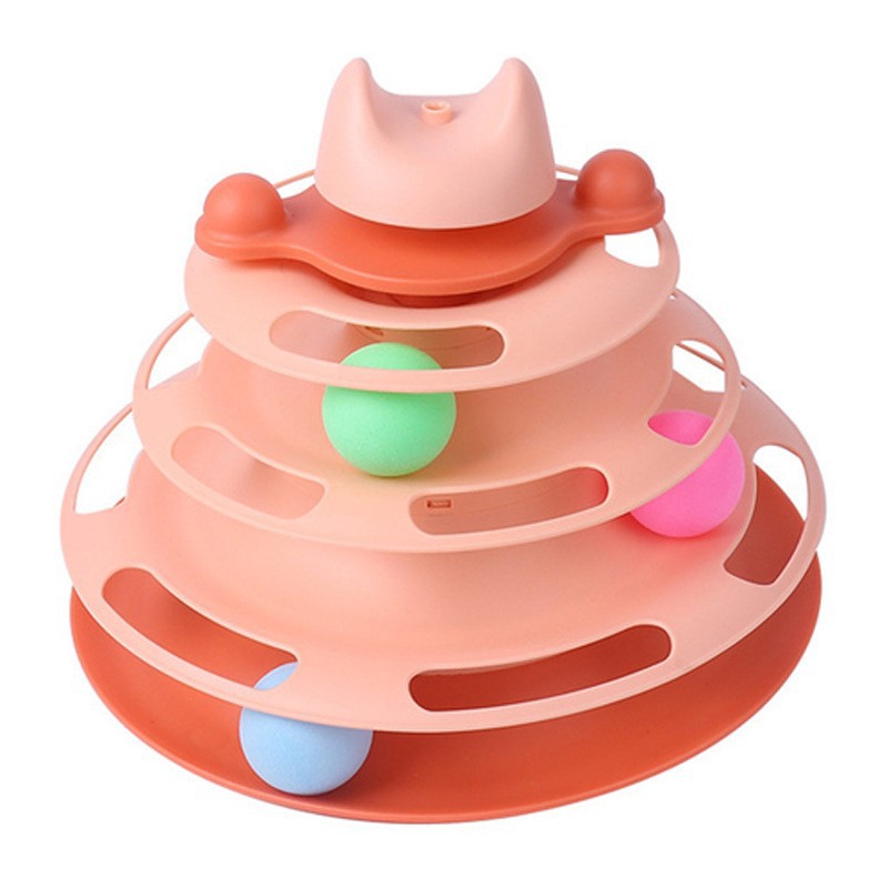 Large mushroom-shaped orange turntable