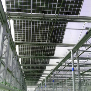 Serre solaire photovoltaïque Serre <span class=keywords><strong>agricole</strong></span> à travée unique Panneau solaire photovoltaïque feuille pc Serre - Product Image 4