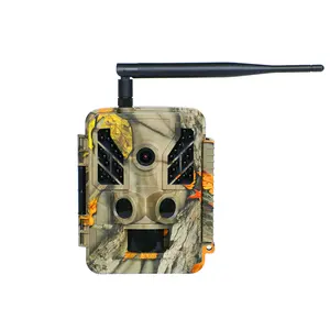 Newest HD King FSTS68 4K Wifi Thermal Hunting Trail Camera With Solar Panel Remote Control