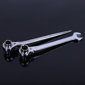 Quick Release Double-ended Chrome-plated Ratchet <b>Wrench</b> Metric Hex Industrial Grade 45 Steel Linyi Shandong - Product Image 5