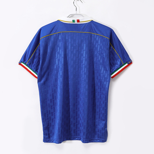เสื้อใส่อยู่บ้าน <span class=keywords><strong>Del</strong></span> <span class=keywords><strong>Piero</strong></span> 95เสื้อเจอร์ซีย์ย้อนยุคสีฟ้าคลาสสิกผ้า100% โพลีเอสเตอร์ยืดป้องกันแบคทีเรียแห้งเร็วออกแบบพิมพ์ชื่อได้ขนาดเล็ก - Product Image 2