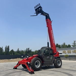 Manipulador Telescópico Giratorio SHANNENG TH1840 de 4 Toneladas y 17 Metros, Montacargas con Motor Diésel Yuchai Euro5, 4WD, Mástil de Tres Etapas, para Terrenos Accidentados, en Venta - Product Image 2