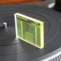 Règle de réglage de précision en acrylique transparent pour tourne-disque vinyle – Outil de mesure professionnel pour l'ajustement et la calibration