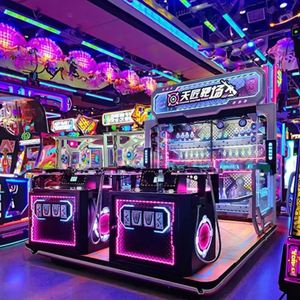 Precision Shooting PK Arcade Game Machine Four-<b>Player</b> Simulated Coin-Operated Durable Metal Bottle Item English Language - Product Image 2