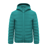 Veste matelassée légère et chaude pour homme, coupe-vent, personnalisée, de haute qualité, avec col montant et design avant, idéale pour la randonnée